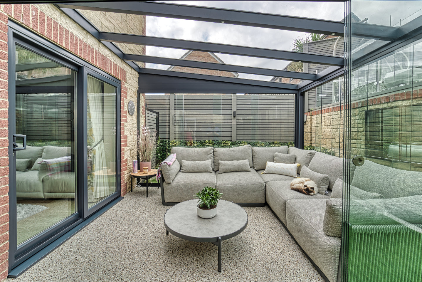 Deponti Pigato Aluminium Veranda Canopy 5060mm x 2500mm