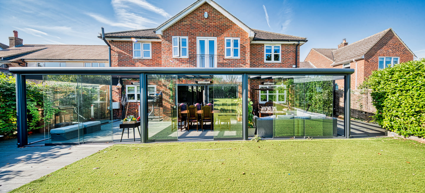 Deponti Pigato Aluminium Veranda Canopy 4060mm x 3500mm