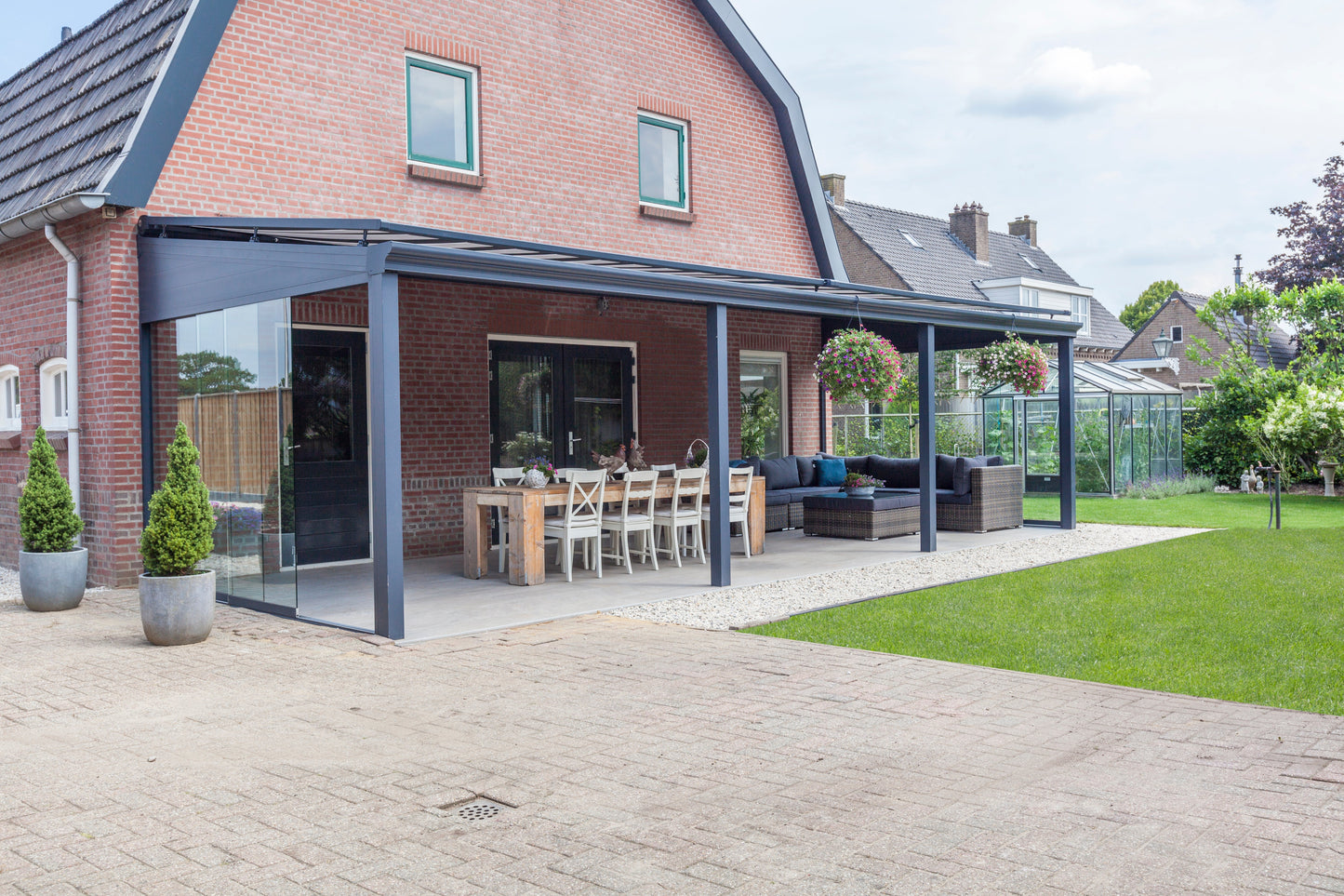 Deponti Pigato Aluminium Veranda Canopy 5060mm x 3500mm