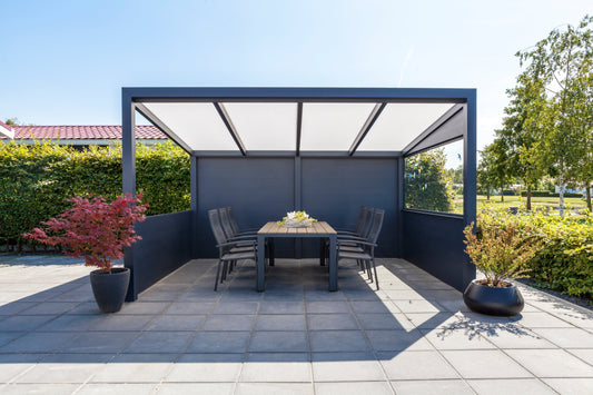 Deponti Ribolla Aluminium Veranda Canopy 5060mm x 3500mm