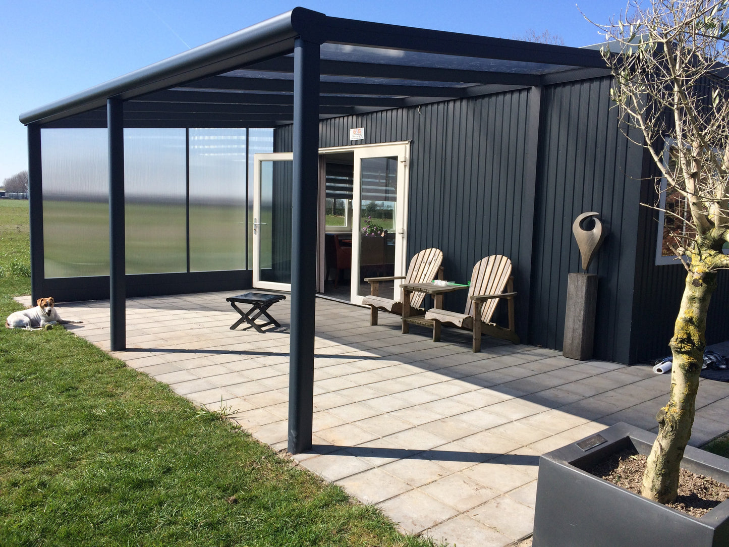 Bosco Aluminium Veranda Canopy 7060mm x 2500mm