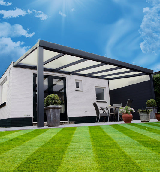 Deponti Giallo Aluminium Veranda Canopy 7060mm x 6000mm