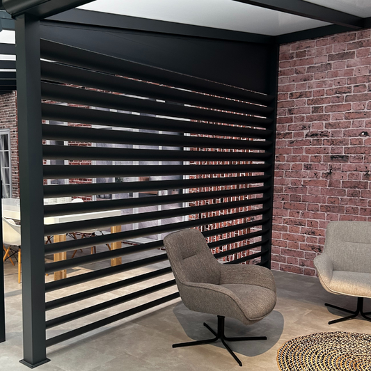Louvered Walls Fixed And Rotating 2500mm wide x 2200mm High